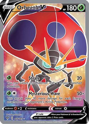 SWSH04: Vivid Voltage Orbeetle V (Full Art) #166