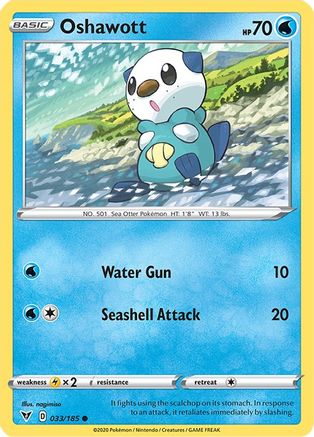 SWSH04: Vivid Voltage Oshawott #033