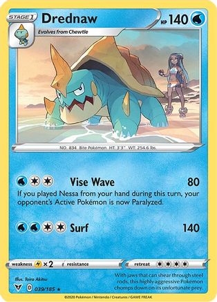 SWSH04: Vivid Voltage Drednaw #039