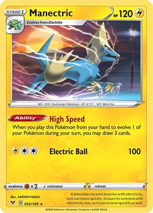 SWSH04: Vivid Voltage Manectric #052