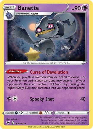 SWSH04: Vivid Voltage Banette #068
