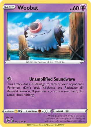 SWSH04: Vivid Voltage Woobat #073