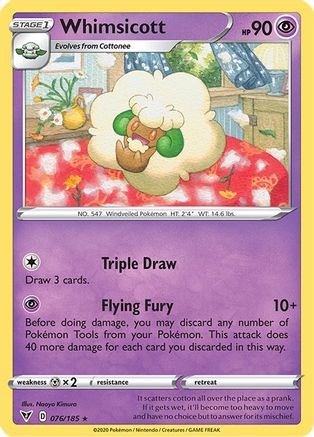 SWSH04: Vivid Voltage Whimsicott #076
