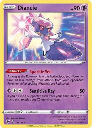 SWSH04: Vivid Voltage Diancie #079