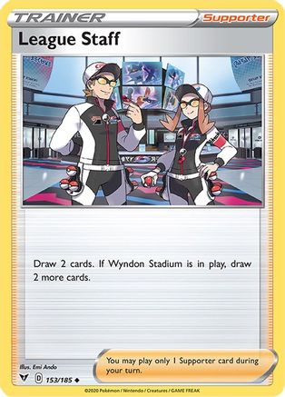 SWSH04: Vivid Voltage League Staff #153