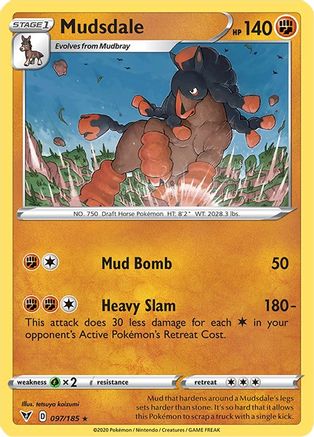SWSH04: Vivid Voltage Mudsdale #097