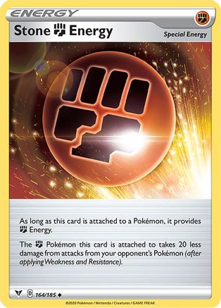 SWSH04: Vivid Voltage Stone Fighting Energy #164