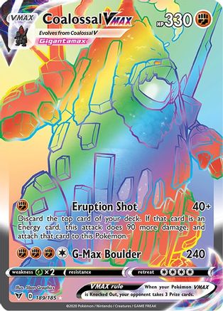 - NM/Mint Pokemon Card Promo #SWSH054 COALOSSAL holo-foil 