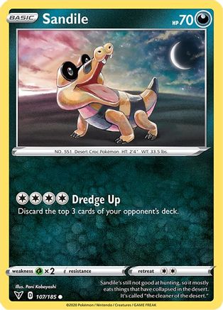 SWSH04: Vivid Voltage Sandile #107