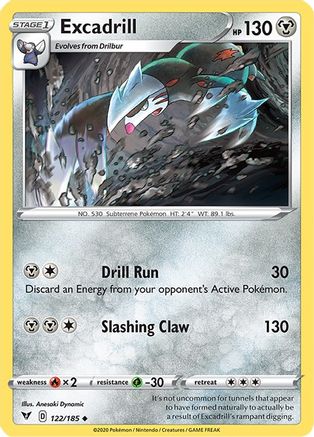 SWSH04: Vivid Voltage Excadrill #122