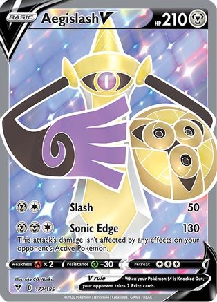 Zarude V 167/185 Full Art Vivid Voltage Holo Rare Pokemon Card Near Mi