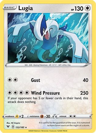 SWSH04: Vivid Voltage Lugia #132