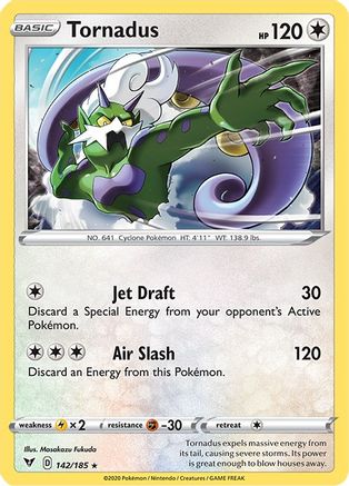 SWSH04: Vivid Voltage Tornadus #142