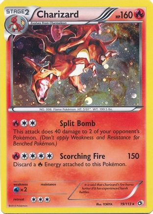 Miscellaneous Cards & Products Charizard - 19/113 (Cosmos Holo) #019