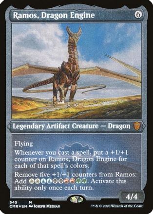 Foil Etched Dragon Charms EDH Magic Cards ***Custom Commander Deck*** Ramos 
