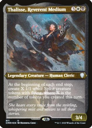 Thalisse, Reverent Medium (Foil Etched) - Commander Legends - Magic ...