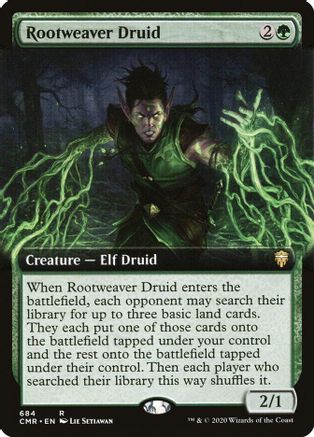 Rootweaver Druid (Extended Art)
