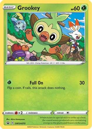 SWSH: Sword & Shield Promo Cards Grookey #SWSH070