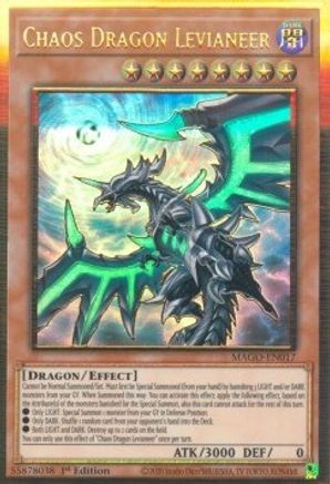 Chaos Dragon Levianeer (Alternate Art) - Maximum Gold - YuGiOh