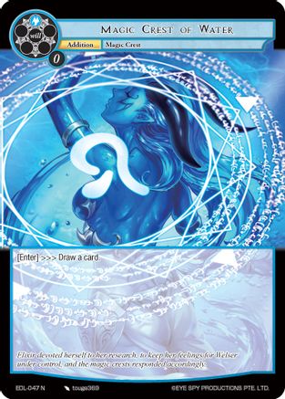 Magic Crest of Water - The Epic of the Dragon Lord - Force of Will