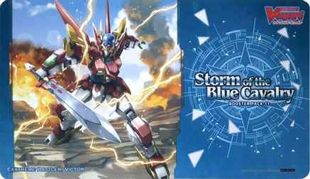 Victor Playmat Cardfight! Vanguard Storm Of The Blue Cavalry V-BT11
