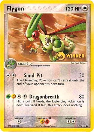 Nintendo Promos Flygon - 025 (e-League) [Winner] #025