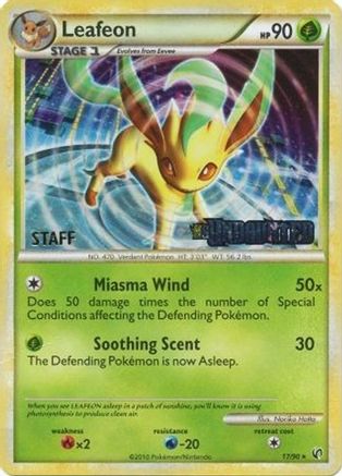 Nintendo Promos Leafeon - 17/90 (Prerelease) [Staff] #17