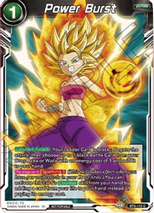 Power Burst - Tournament Promotion Cards - Dragon Ball Super CCG
