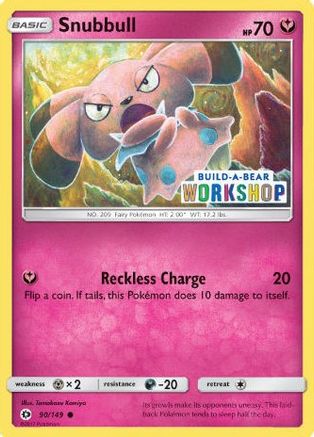 Miscellaneous Cards & Products Snubbull - 90/149 (Build-A-Bear Workshop Exclusive) #090