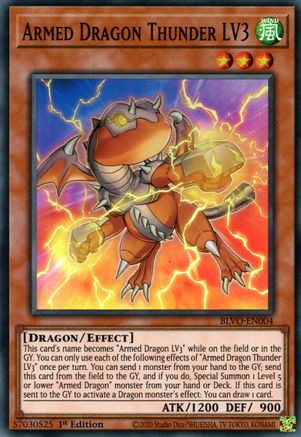 Armed Dragon LV3-1st Edition Card Yugioh 