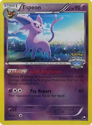 League & Championship Cards Espeon - 48/108 (National Championships) #048