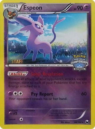 League & Championship Cards Espeon - 48/108 (National Championships) [Staff] #048
