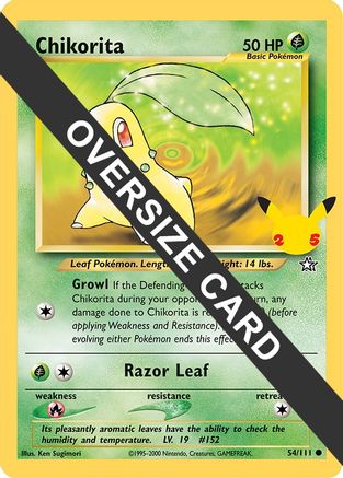 First Partner Pack Chikorita #054