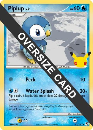 First Partner Pack Piplup #093