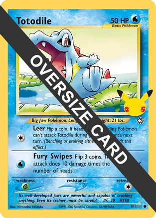 First Partner Pack Totodile #081