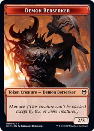 Demon Berserker Token
