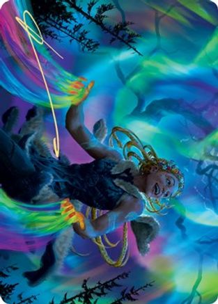 Esika, God of the Tree Art Card (Gold-Stamped Signature)