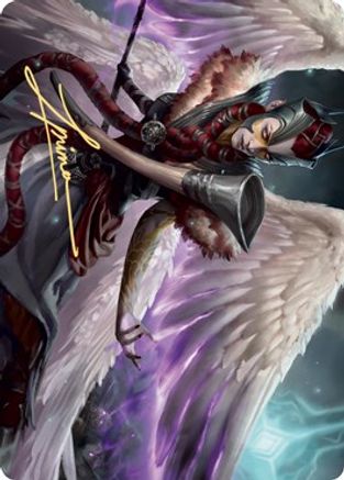 Firja, Judge of Valor Art Card (Gold-Stamped Signature)