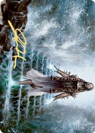 Karfell Harbinger Art Card (Gold-Stamped Signature)