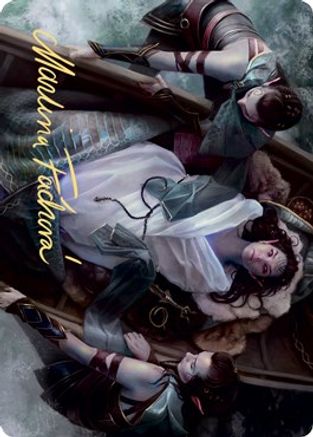 Return Upon the Tide Art Card (Gold-Stamped Signature)