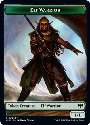Elf Warrior // Angel Warrior Double-Sided Token
