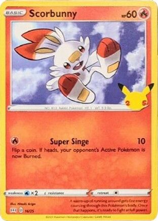 McDonald's 25th Anniversary Promos Scorbunny #016