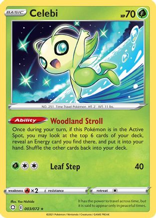 Shining Fates Celebi #003