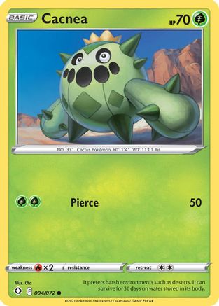 Shining Fates Cacnea #004