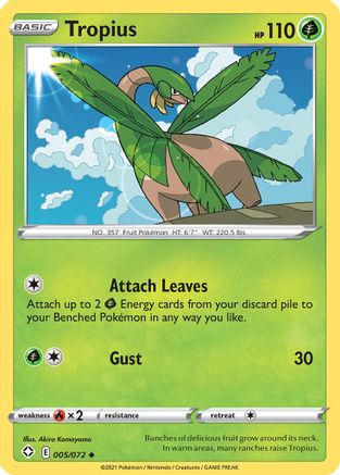 Shining Fates Tropius #005
