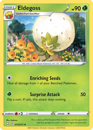Shining Fates Eldegoss #015