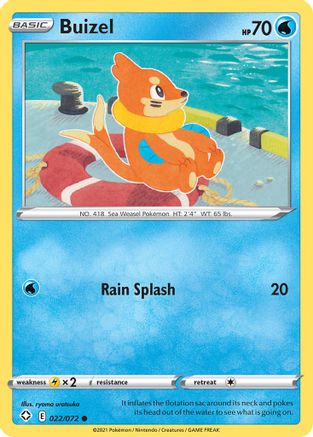 Shining Fates Buizel #022