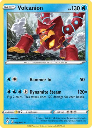 Shining Fates Volcanion #025