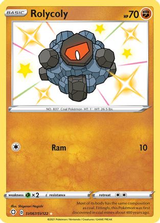 Shining Fates: Shiny Vault Rolycoly #SV067