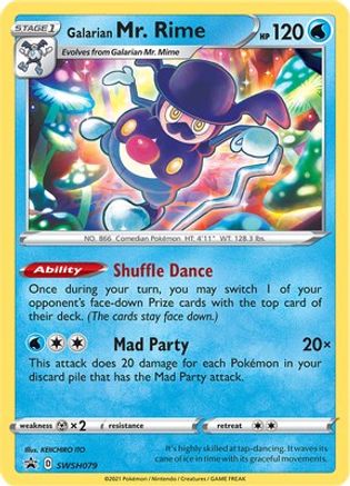 SWSH: Sword & Shield Promo Cards Galarian Mr. Rime #SWSH079